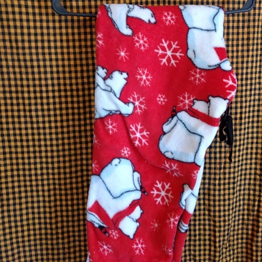 Polar fleec polar bear sleep pants